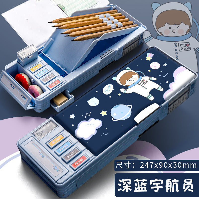 Multi-Functional Automatic Pencil Case – Perfect for Boys!