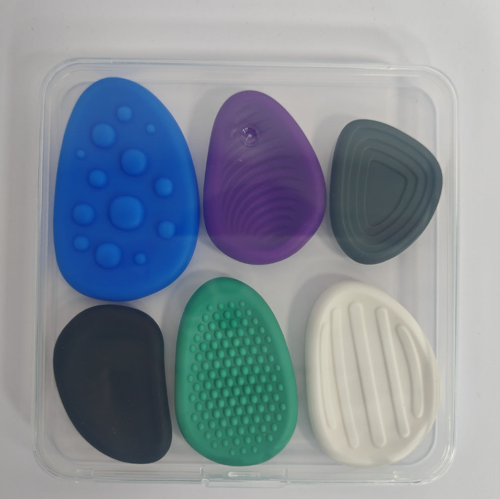 Sensory Worry Stone – Soft Silicone Fidget Toy for Kids