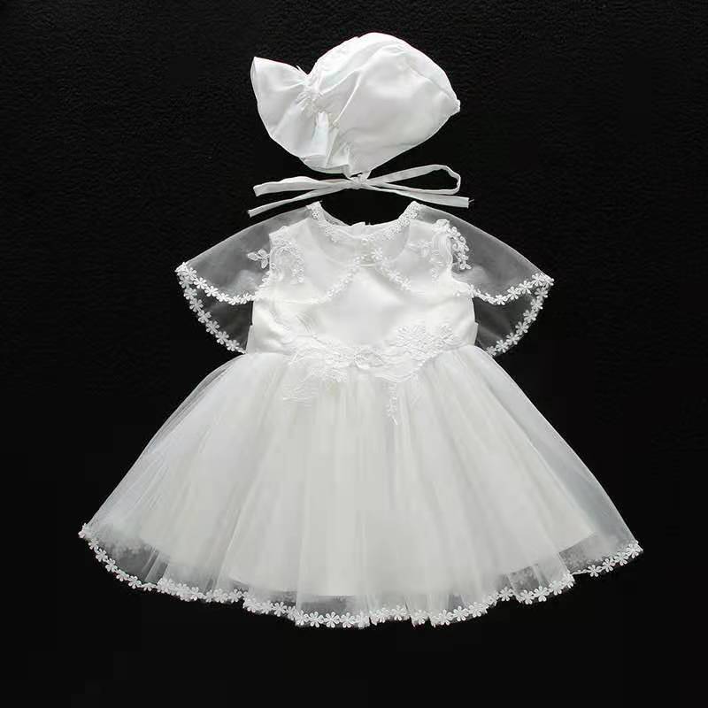 Baby Girl Princess Tutu Dress – 1st Birthday & Flower Girl Gown