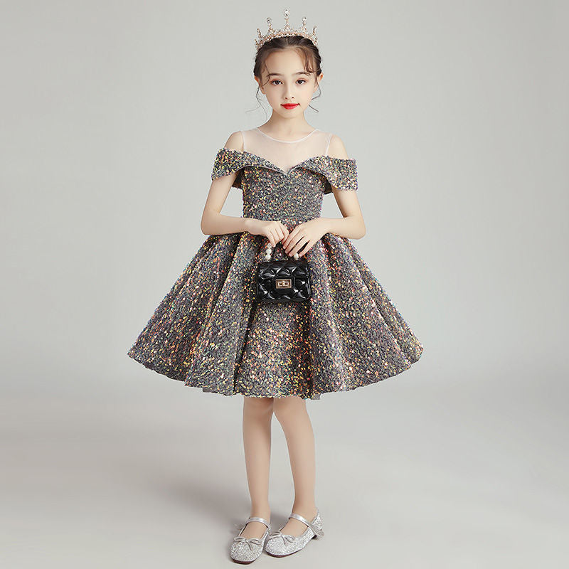 Elegant Girls’ Evening Gown – Princess Dress for Weddings, Birthdays & Special Performances