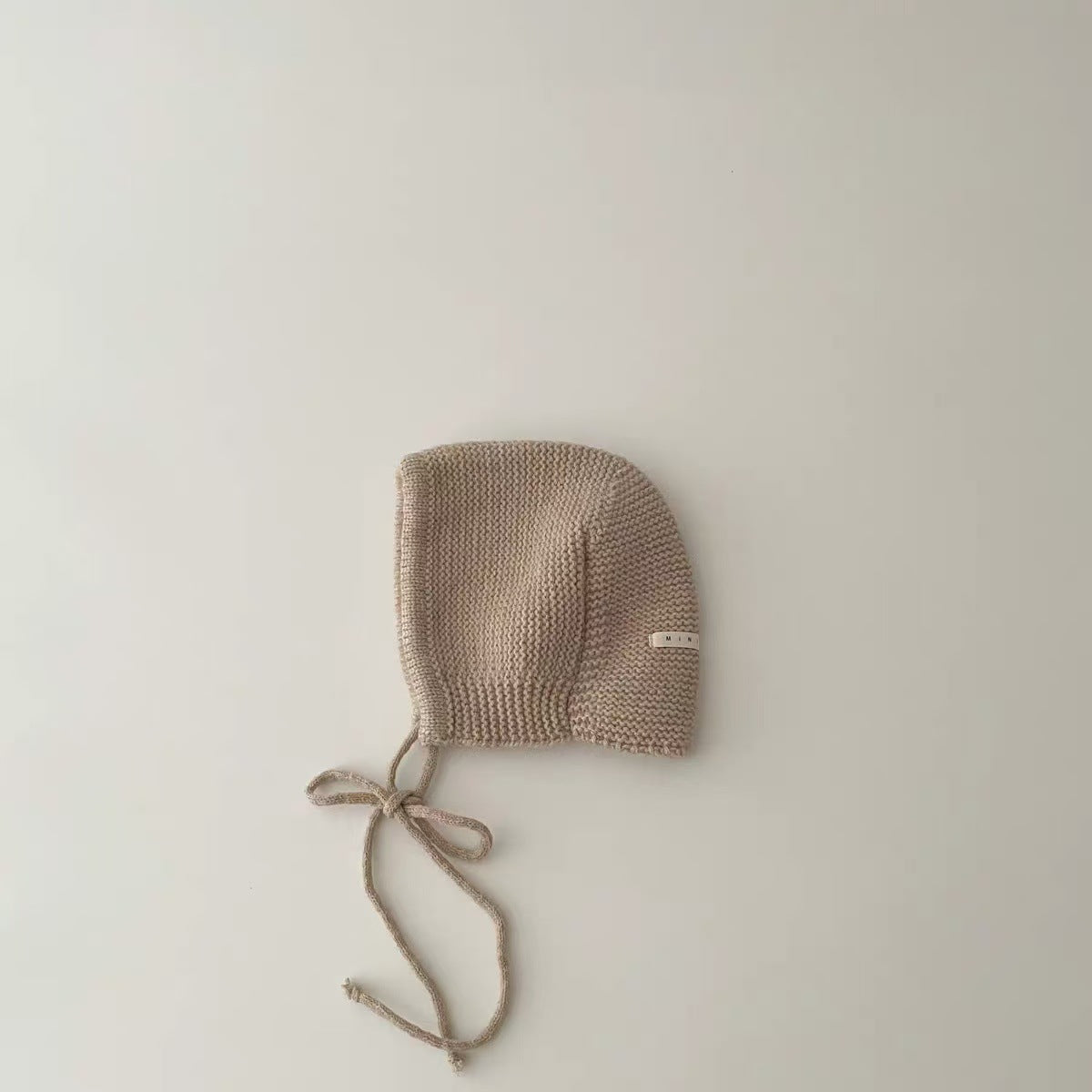Knitted Patch Beanie – Korean Style Winter Hat