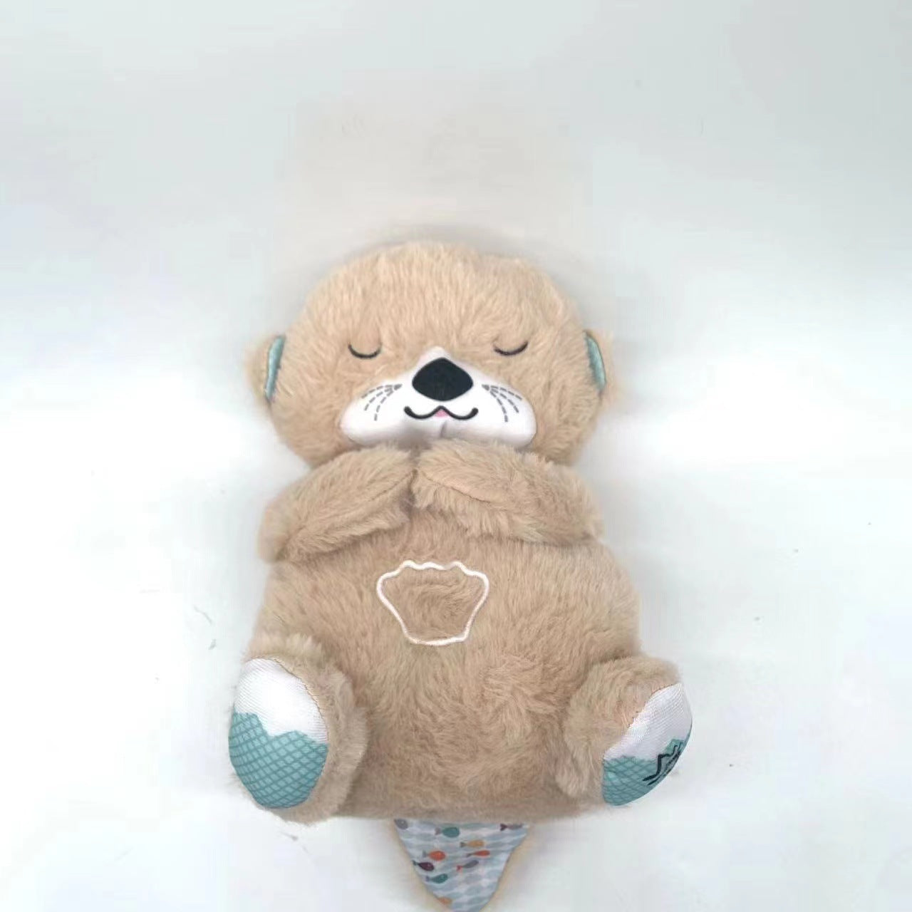 Soothing Breathing Otter – Calming Plush Sleep Companion for Babies