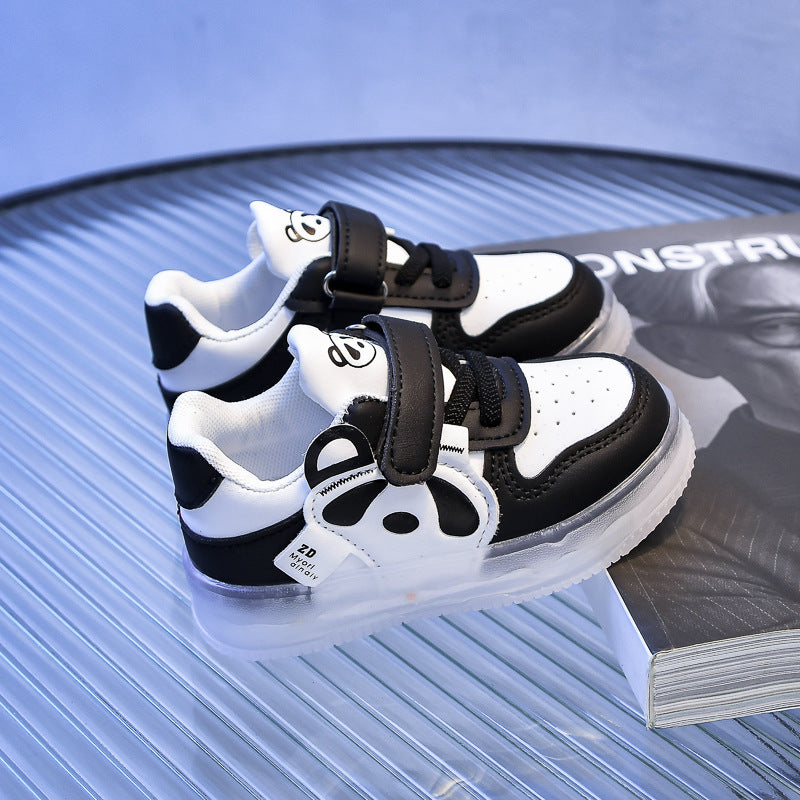 Cartoon Light-Up Baby Shoes – Soft Sole & Cute Design (Spring & Autumn)