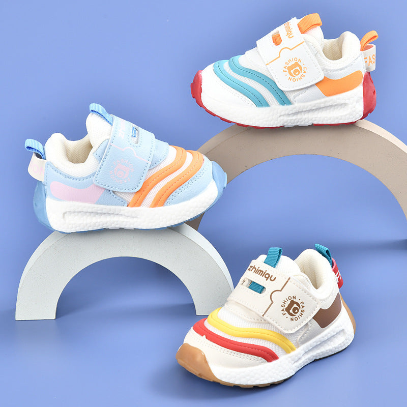 All-Season Functional Baby Walking Shoes – Soft Sole, Anti-Slip & Breathable Shoes for Boys & Girls (1–3 Years)