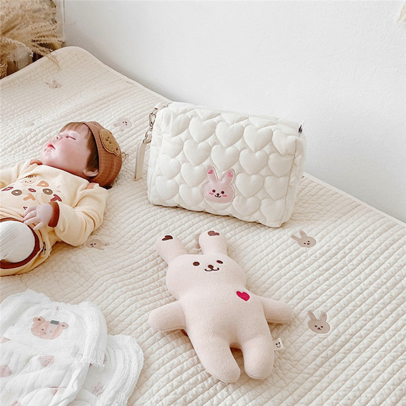 Bear-Themed Stroller Organizer – Compact Mommy Bag