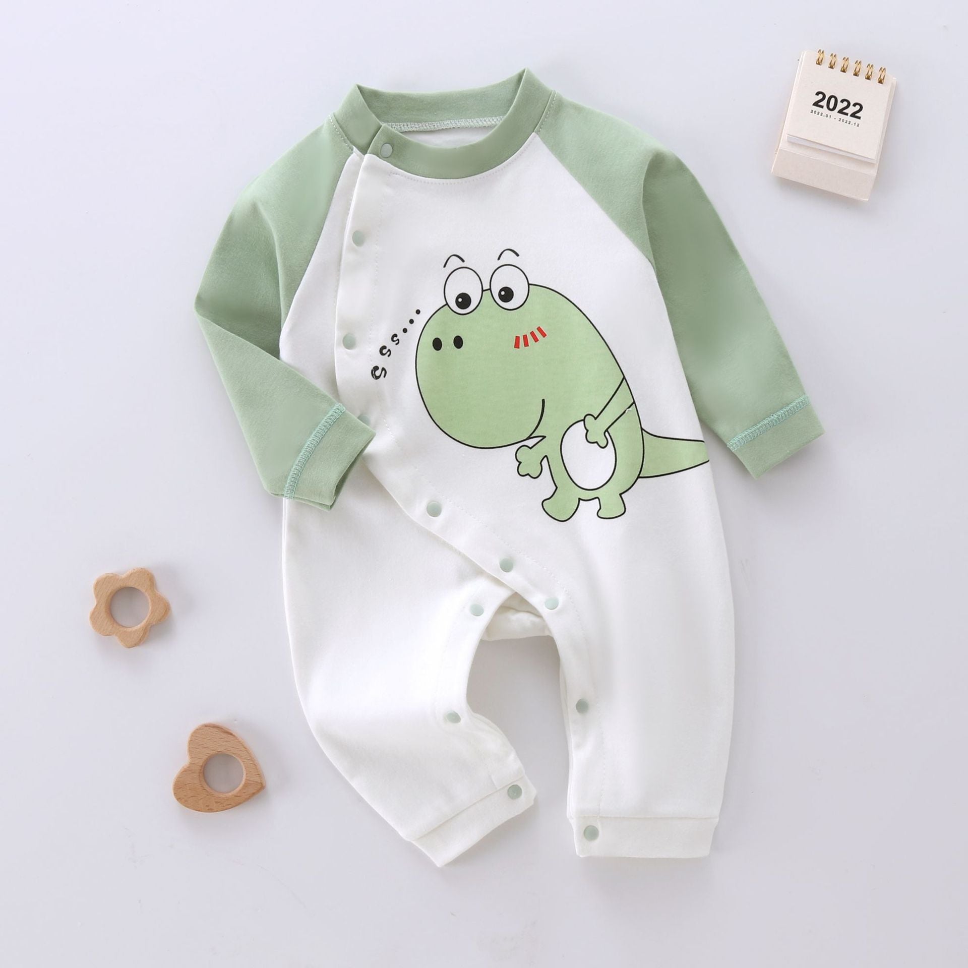 Autumn & Winter Baby Onesie – Long-Sleeved Combed Cotton Romper for Boys & Girls