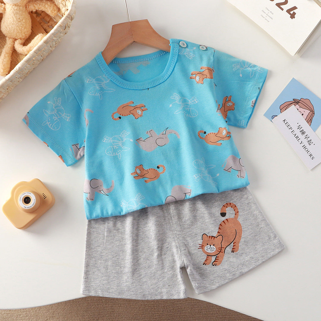 Kids Clothes Set Baby Boy/Girl T-Shirt + Shorts