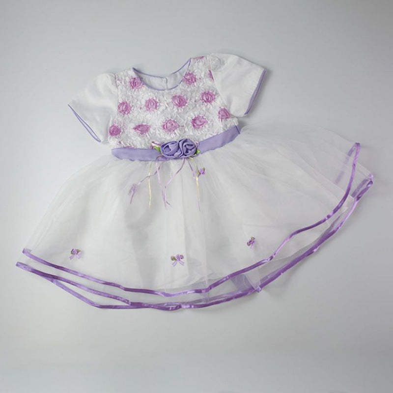 Baby Girl Princess Tutu Dress – 1st Birthday & Flower Girl Gown