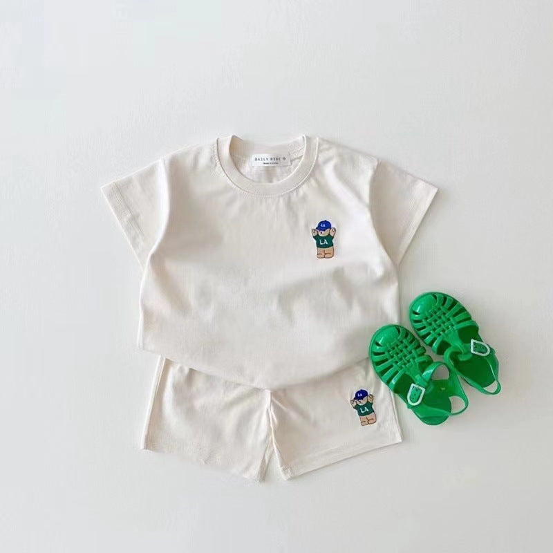 Teddy Bear Summer Set – 100% Pure Cotton (Unisex)