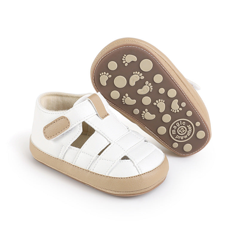 Spring & Autumn Baby Walking Shoes – Soft, Unisex Newborn Shoes for 3–12 Months