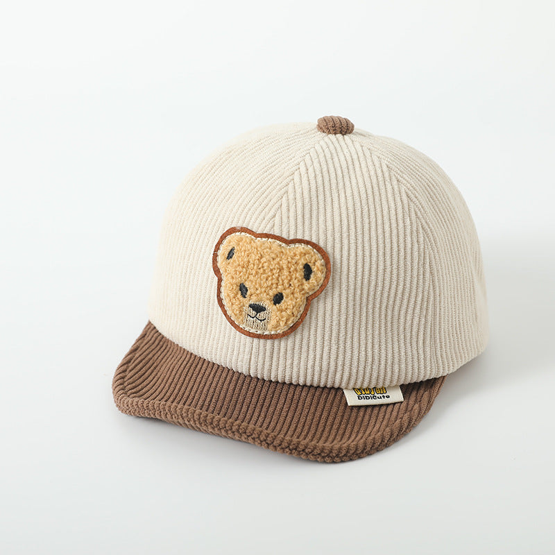 Cartoon Little Lion Baseball Hat – Autumn Sunshade Cap for Boys & Girls