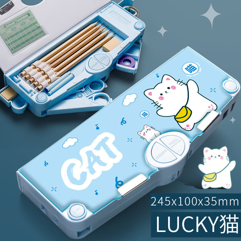 Multi-Functional Automatic Pencil Case – Perfect for Boys!