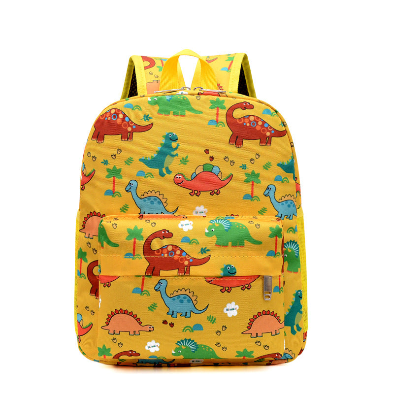 Cartoon Dinosaur Kids Backpack – Cute Printed Kindergarten Bag for Boys & Girls