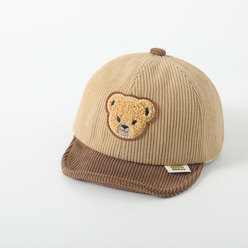 Cartoon Little Lion Baseball Hat – Autumn Sunshade Cap for Boys & Girls