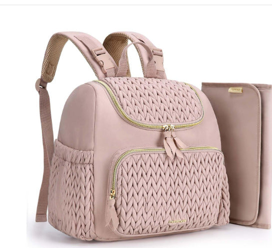 Multifunctional Mommy Bag – Large Capacity Diaper Backpack for Mom & Baby (Stroller-Ready)