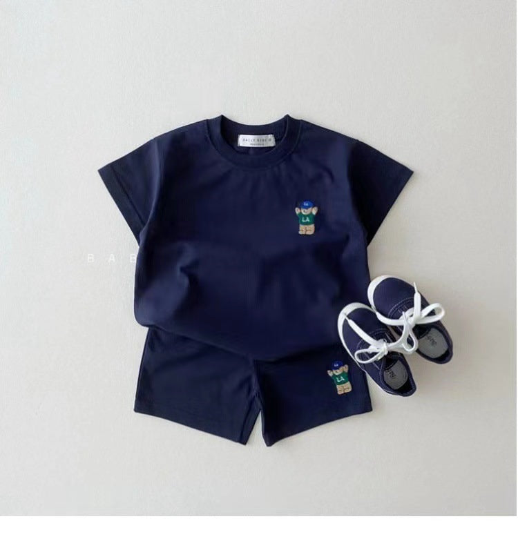 Teddy Bear Summer Set – 100% Pure Cotton (Unisex)