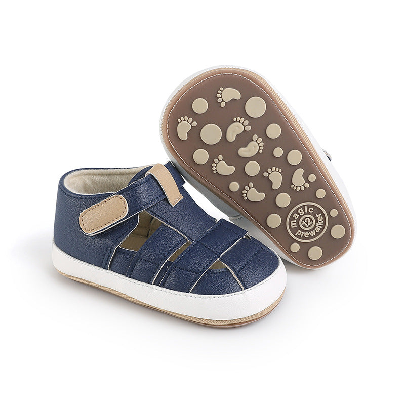 Spring & Autumn Baby Walking Shoes – Soft, Unisex Newborn Shoes for 3–12 Months