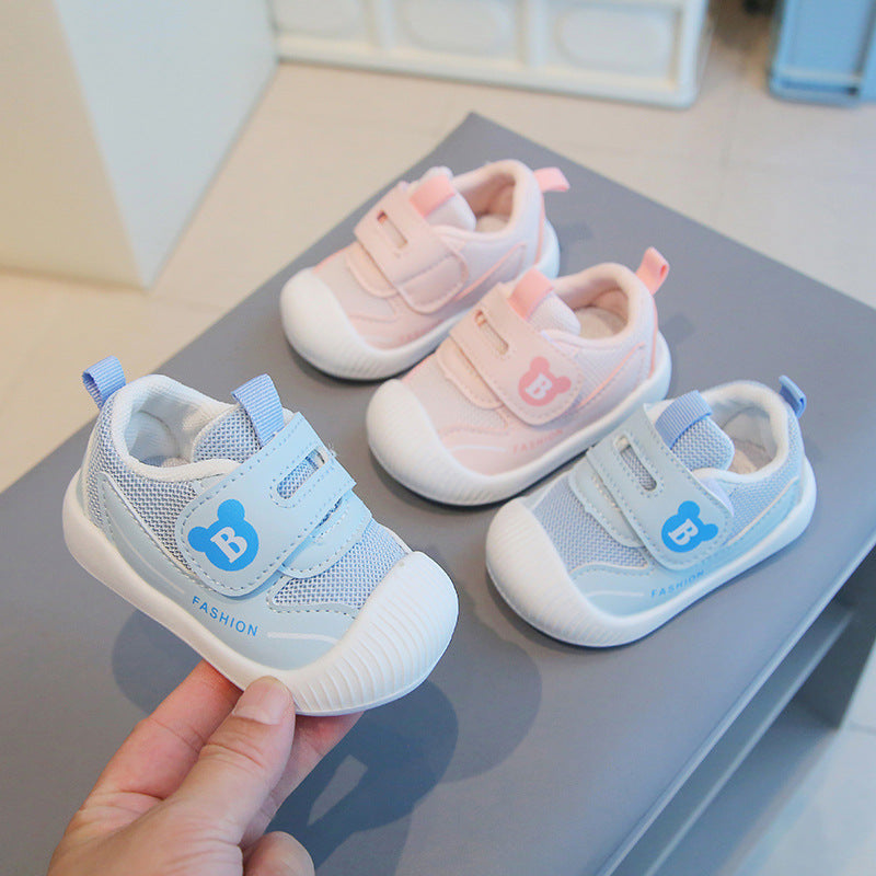 Baby Mesh Walking Shoes – Soft-Soled & Functional (0–2 Years)