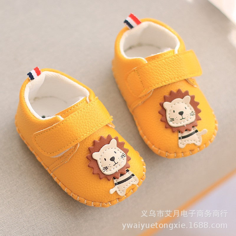 Soft Soled Baby Shoes – Anti-Drop Infant Shoes for 3–12 Months (Spring & Autumn)