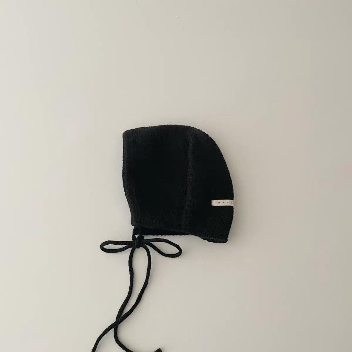 Knitted Patch Beanie – Korean Style Winter Hat