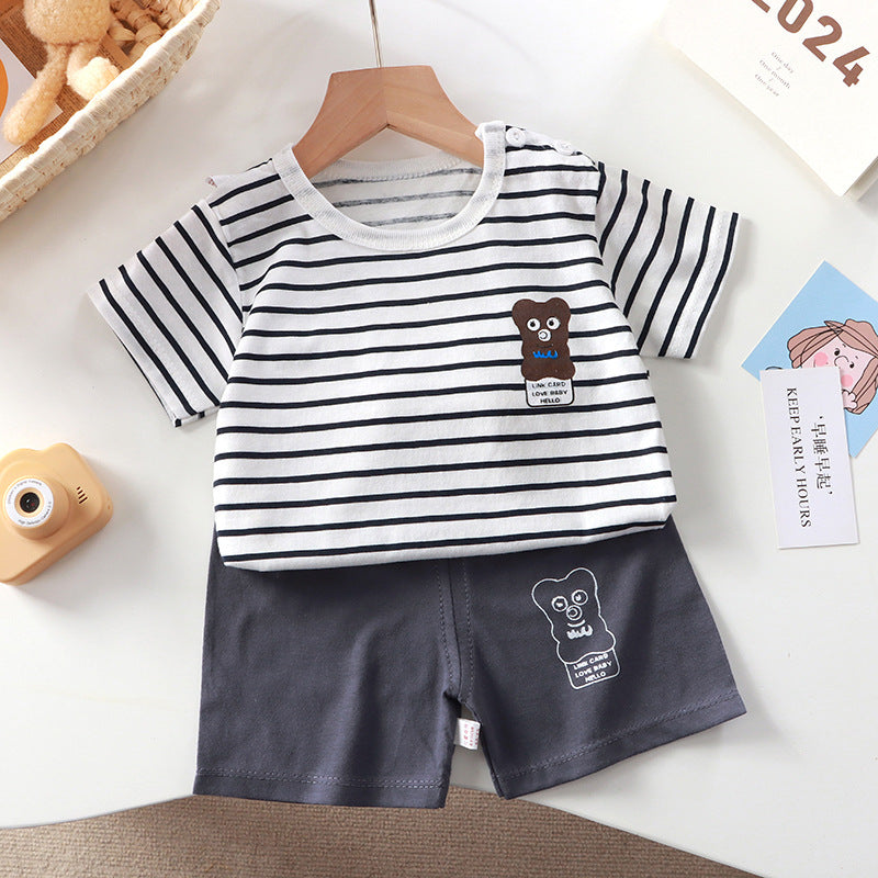 Kids Clothes Set Baby Boy/Girl T-Shirt + Shorts
