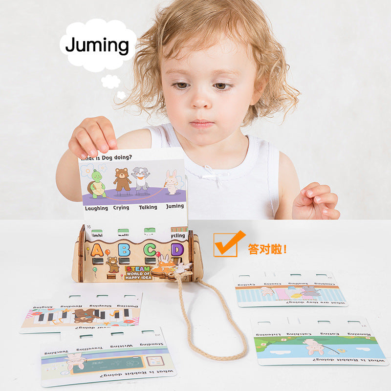 Alphabet Word Card Puzzle Game – Early Learning Logic Toy for Kids