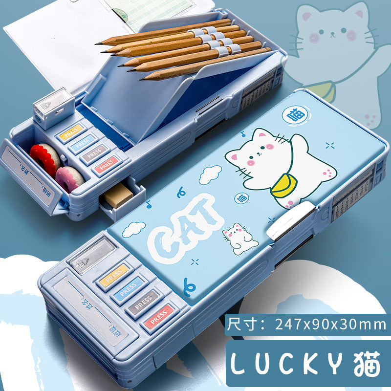 Multi-Functional Automatic Pencil Case – Perfect for Boys!