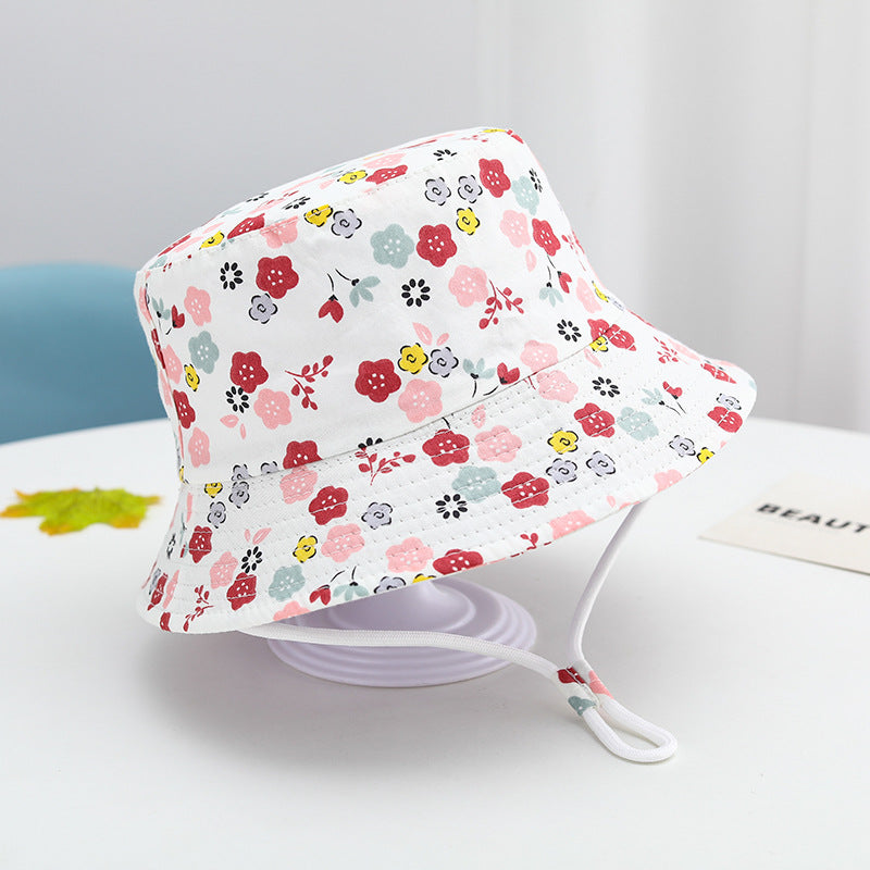 Summer Baby Sun Hat – Cartoon Bucket Hat for Boys & Girls (UV Protection)