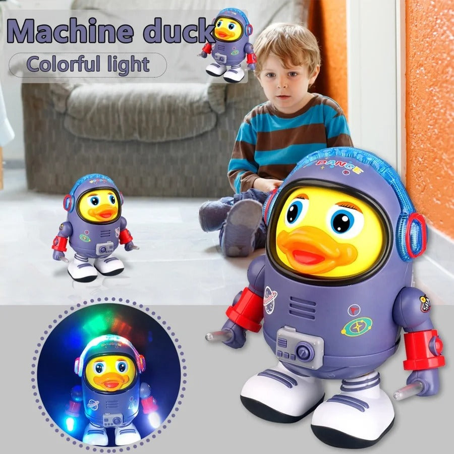 Electric Dancing Space Duck – Colorful Light-Up Music Toy for Babies & Toddlers