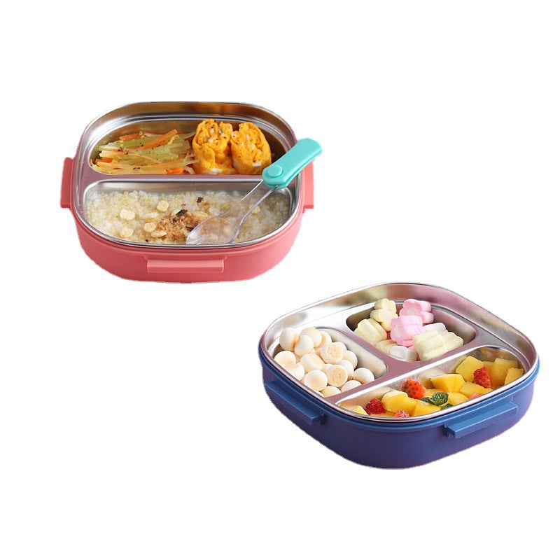 Portable Stainless Steel Bento Lunch Box – For Kids, Students & Outdoor Adventures