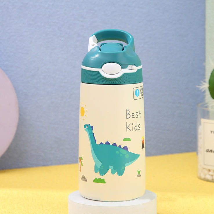 Cute Water Bottle – 316 Stainless Steel Kids Cup with Bounce Lid