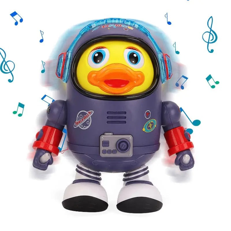 Electric Dancing Space Duck – Colorful Light-Up Music Toy for Babies & Toddlers