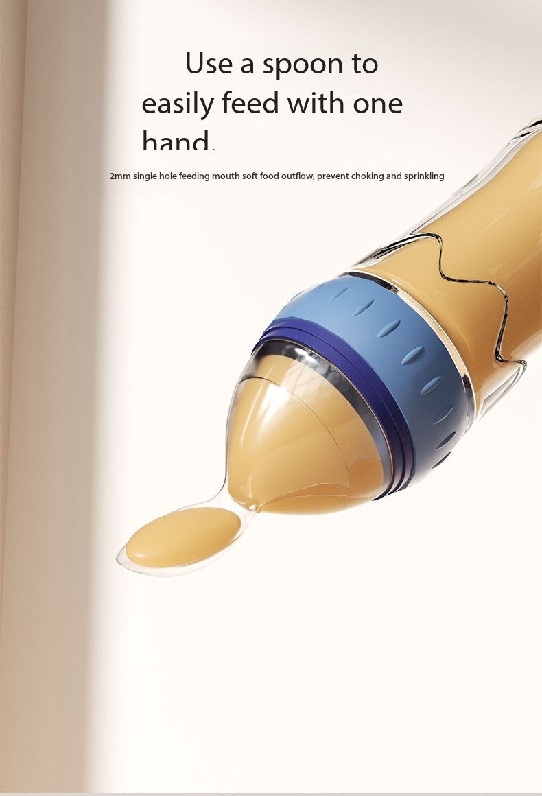 Squeeze Silicone Feeding Spoon – Rice Paste Dispenser