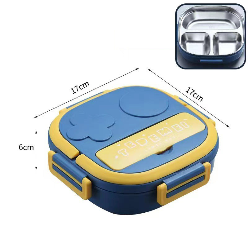 Portable Stainless Steel Bento Lunch Box – For Kids, Students & Outdoor Adventures