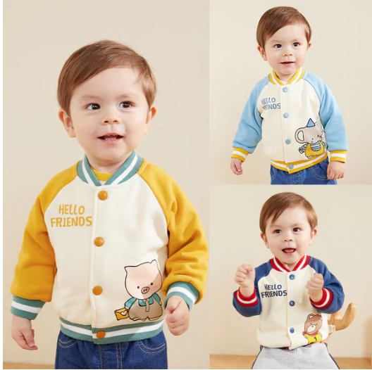 Tootsie Home Baby Baseball Jacket – Warm Winter Jacket for Boys & Girls