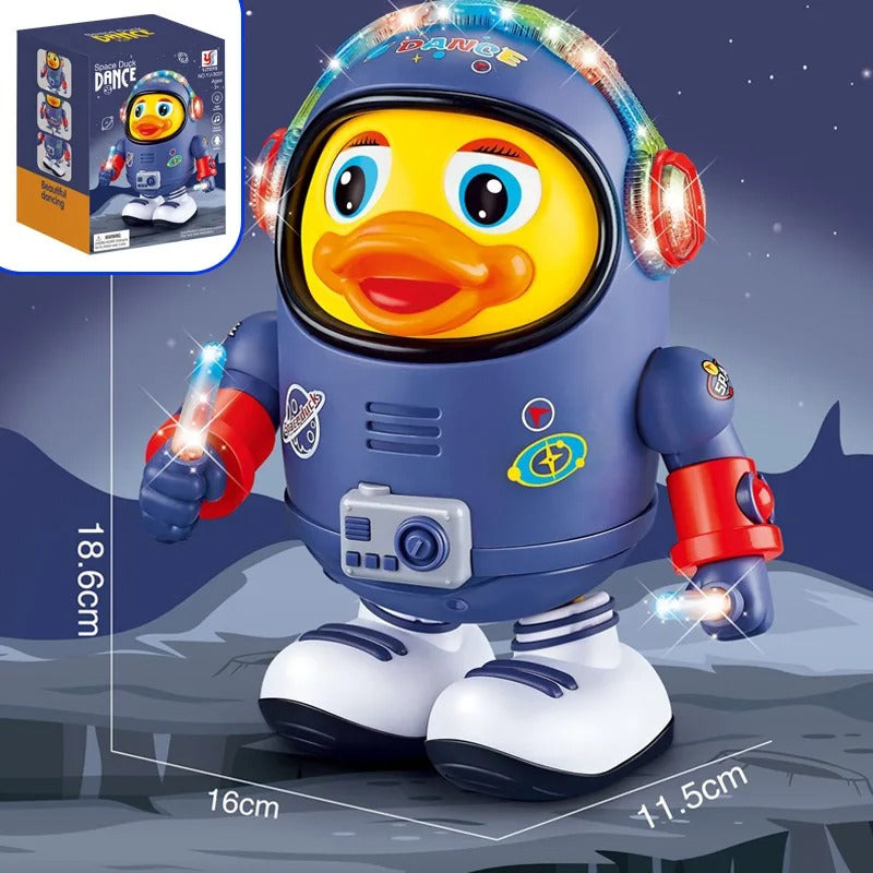 Electric Dancing Space Duck – Colorful Light-Up Music Toy for Babies & Toddlers
