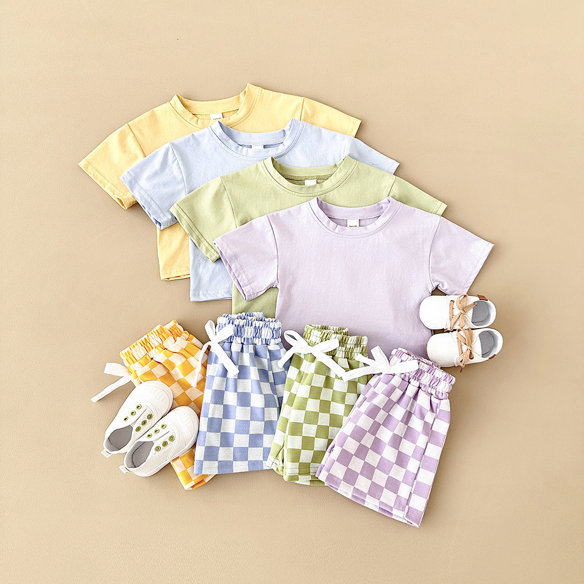 Summer Casual 2-Piece Set – Unisex Baby Outfit