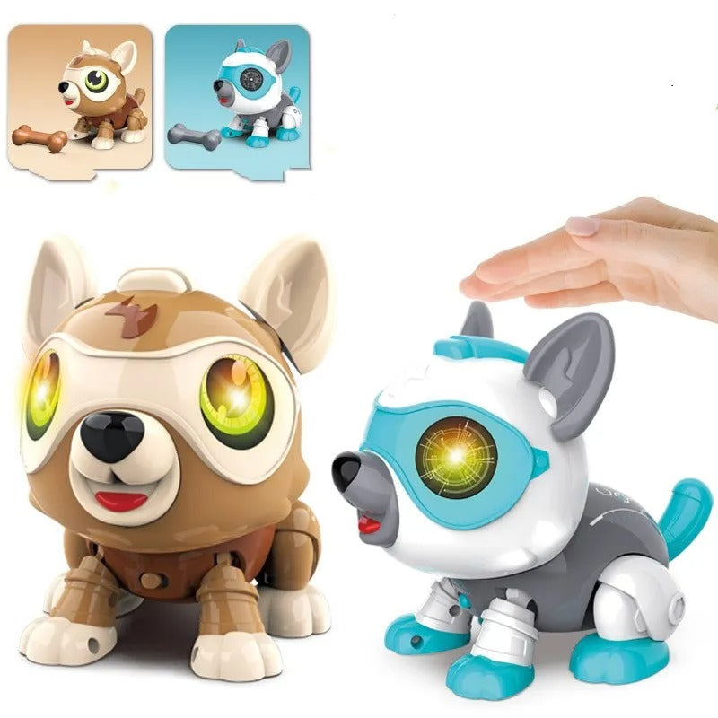 DIY Mechanical Dog – Voice & Touch Control Interactive Toy
