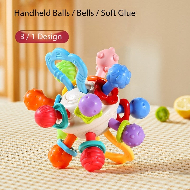 Manhattan Sensory Grasp Ball – Teething & Touch Toy for Babies (Busy Ball)