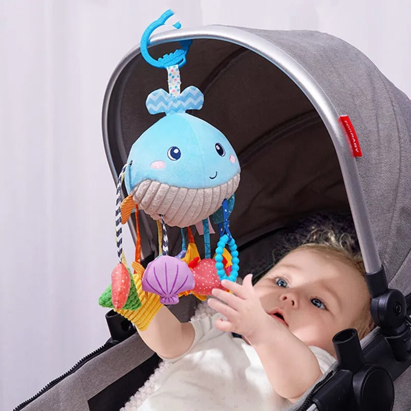 Chouchoule Baby Car Hanging Toy – Soft Plush Rattle for Newborns