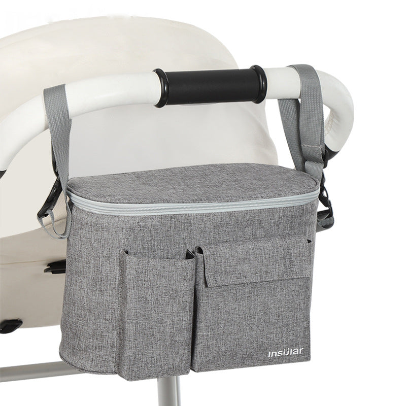 Stroller Organizer Bag – Hanging Diaper & Bottle Storage for On-the-Go Moms
