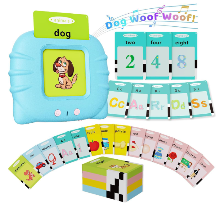 Cat Card Machine – English Flash Card Learning Device for Early Education